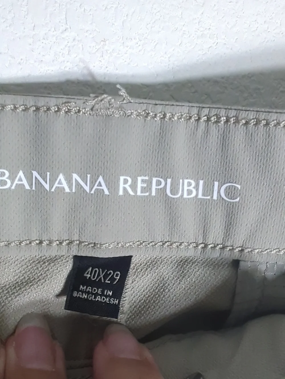Banana Republic Mens Pants Lightweight Casual Business Casual Neutral 40 x‎ 29